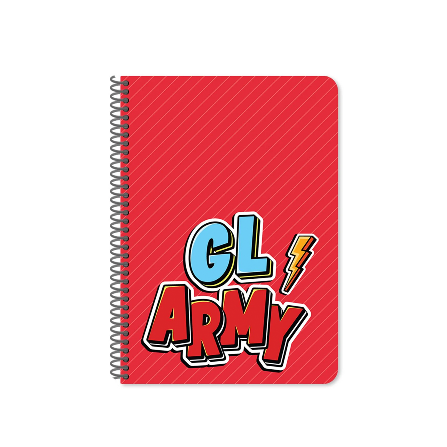 GL ARMY | Τετράδιο Spiral Κόκκινο (17×25 cm)