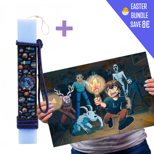 W1ndz Easter Poster Bundle 🕯️ | Λαμπάδα + Poster | SAVE €8