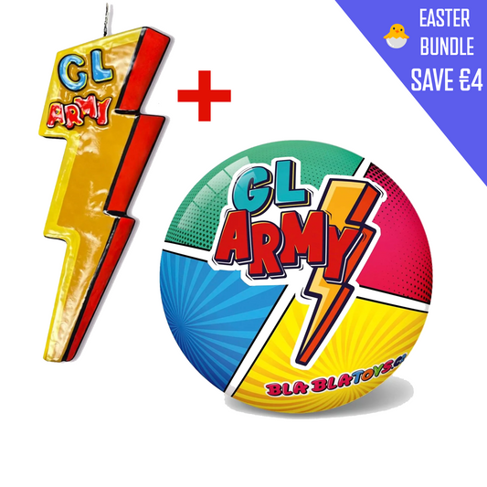 GL Army Easter Play Bundle ⚡⚽ | Λαμπάδα + Μπάλα GL Army
