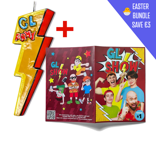 GL Army Πασχαλινό Bundle ⚡ | Λαμπάδα + Περιοδικό GL Show