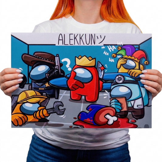 Poster Alekkun “Among Us Mods” | Official Creator Poster 2026