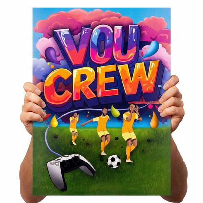 Mega Σχολικό Πακέτο Javou "The Vou Crew" — Τσάντα + Κασετίνα + Smart LED Thermos + Poster | Official Creator Merch 2026
