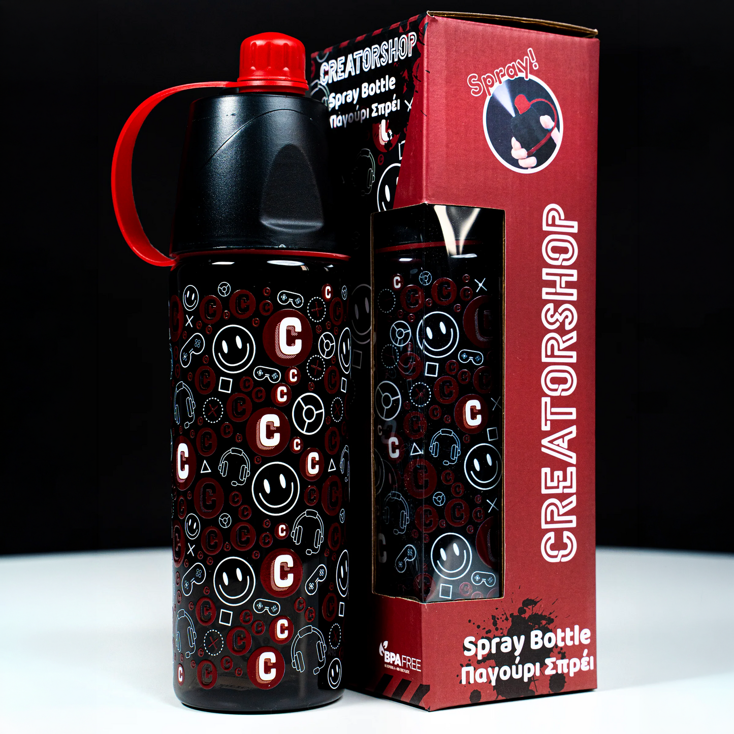 Παγούρι με Σπρέι 600ml Gaming Edition | Official Creator Shop
