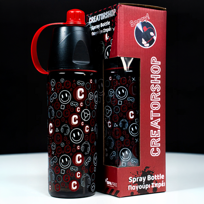 Παγούρι με Σπρέι 600ml Gaming Edition | Official Creator Shop