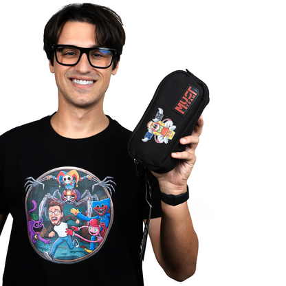 Σχολικό Combo Mr Antouon "Hotdog Luckyblock" — Τσάντα + Κασετίνα | Official Creator Merch 2026