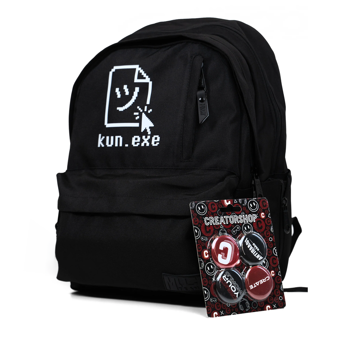 Σχολική Τσάντα Alekkun Black Edition | Official Creator Merch 2026