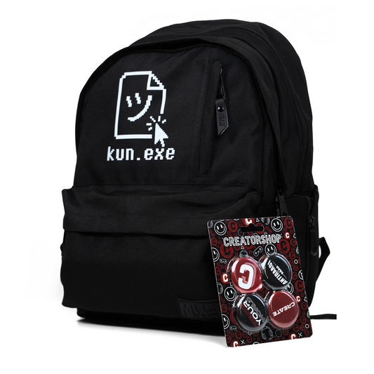 Σχολική Τσάντα Alekkun Black Edition | Official Creator Merch 2026