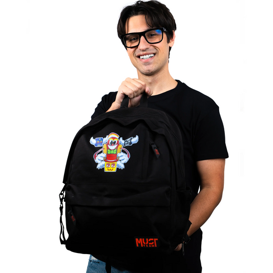 Σχολική Τσάντα Mr Antouon "Hotdog Luckyblock" | Official Creator Merch 2026